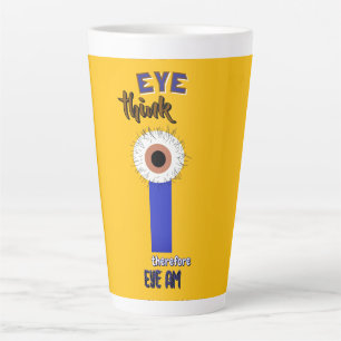 Tasse de latte avec globe oculaire Descartes Smart