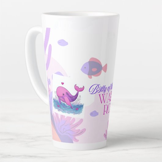 Tasse de latte B3lly of the Whal3 (Angle gauche)
