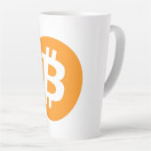 Tasse de latte Bitcoin (Angle droit)
