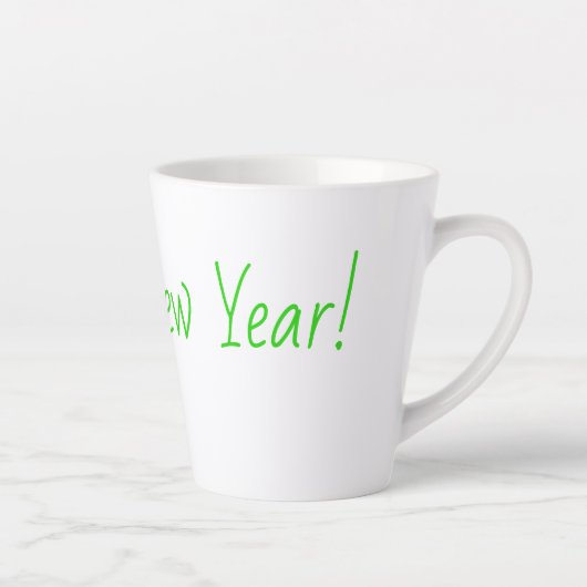 Tasse de latte Bonne Année (Droite)