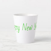 Tasse de latte Bonne Année (Devant)