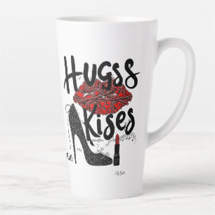 Tasse de latte Câlins et baisers