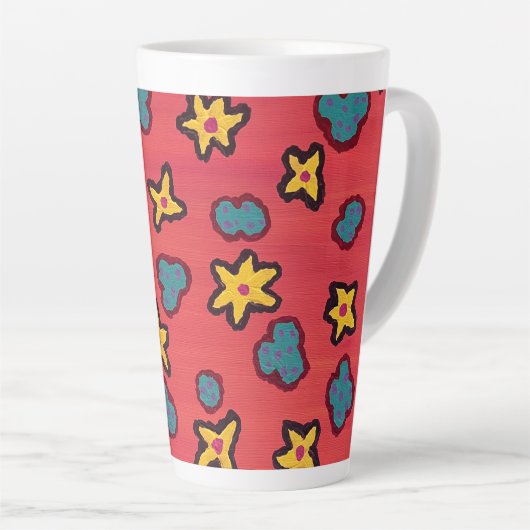 Tasse de latte calypso (Angle droit)