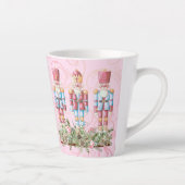 Tasse de Latte Casse-Noisette de Noël Rose (Droite)