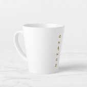 Tasse de latte Chance (Angle gauche)