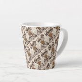 Tasse de Latte Chien Dalmatien (Angle droit)