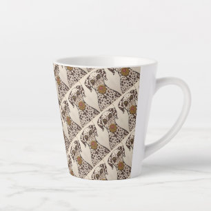 Tasse de Latte Chien Dalmatien