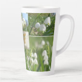Tasse de Latte Collage Flocons de Neige d'Été (Droite)