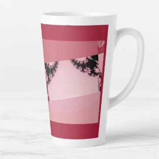 Tasse de Latte crémeux jardin fractal