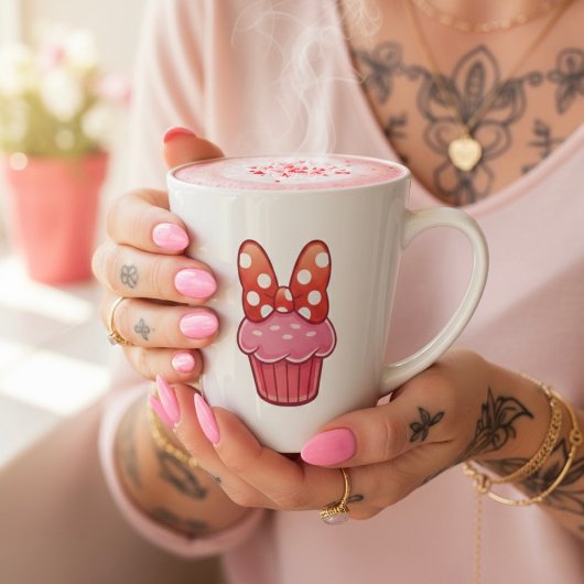 Tasse de Latte Cupcake