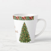 Tasse de latte d'arbre de Noël joyeux (Droite)