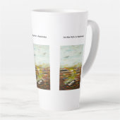 Tasse de Latte d'Art Abstrait - “Sur le chemin de (Angle droit)