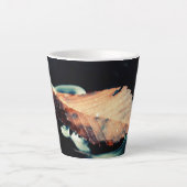 Tasse de latte d'art d'automne (Devant)