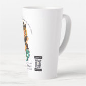 Tasse de latte de 12 oz (Angle droit)
