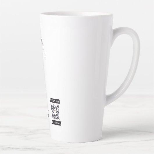 Tasse de latte de 12 oz (Droite)