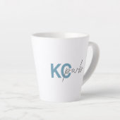 Tasse de latte de 12 oz (Angle droit)