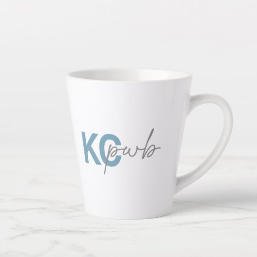 Tasse de latte de 12 oz (Droite)