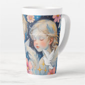 Tasse de latte de compassion envers soi-même (Angle droit)