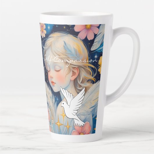 Tasse de latte de compassion envers soi-même (Droite)