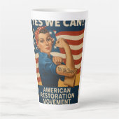 Tasse de Latte de la Liberté (Devant)