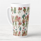 Tasse de latte de l'elfe de Noël de Santa (Angle gauche)