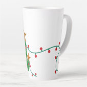 Tasse de latte de Noël (Angle droit)