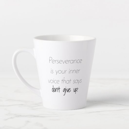 Tasse de latte de persévérance (Gauche)