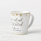 Tasse de latte de reconnaissance | Cadeau d'événem (Angle droit)