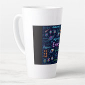 Tasse de Latte de Science de la Physique de l'Art (Angle gauche)