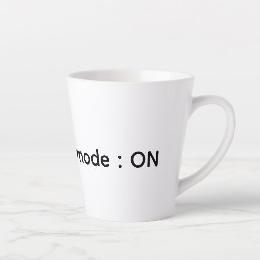 Tasse de Latte décrivez votre esprit (Droite)