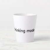 Tasse de Latte décrivez votre esprit (Devant)