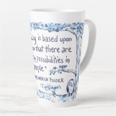 Tasse de latte Démocratie pour le peuple (Angle droit)