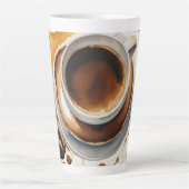 Tasse de Latte désordre café (Devant)