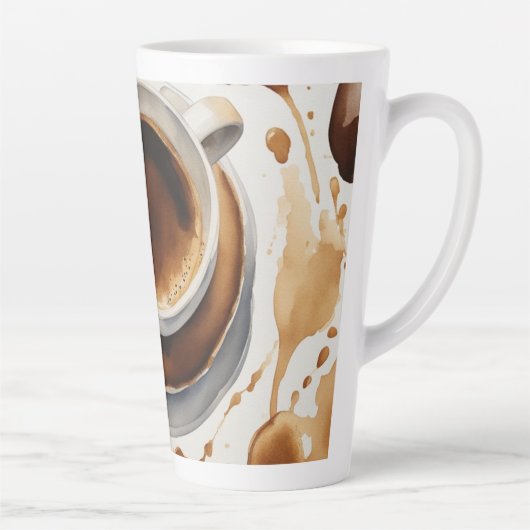 Tasse de Latte désordre café (Droite)