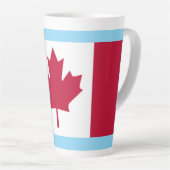 Tasse de latte du Canada (Angle droit)