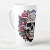 Tasse de latte du crâne cool (Angle gauche)