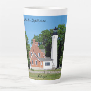 Tasse de latte du phare de Port Sanilac