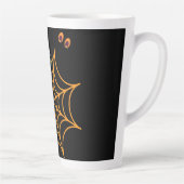 tasse de latte en toile d'araignée noire tendance (Droite)