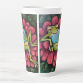 Tasse de latte Fauteuil de fleurs (Devant)