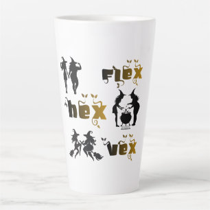 Tasse de latte flexible, ensorcelante et agaçante