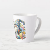 Tasse de latte Gnome de Pâques (Angle droit)