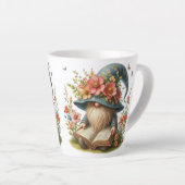 Tasse de Latte Gnome Lecteur de Printemps (Angle droit)