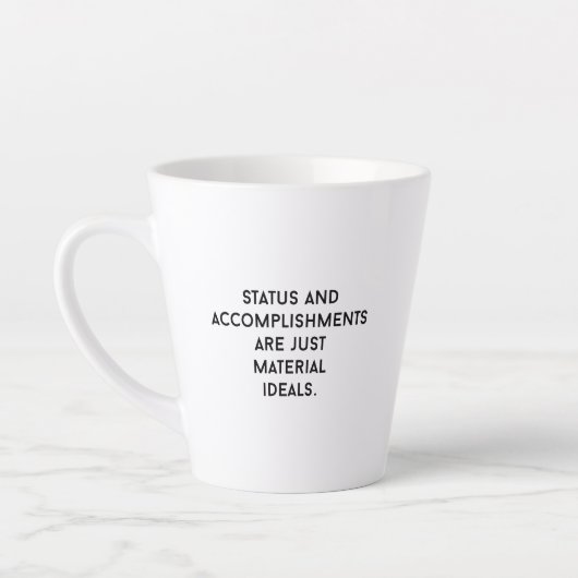Tasse de latte idéaux matériels (Gauche)