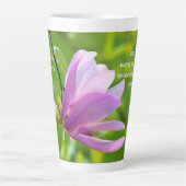 Tasse de latte Isaïe 40:8 (Devant)