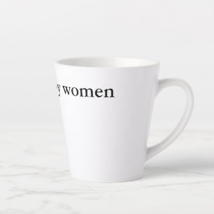 tasse de latte jouer de la musique par des femmes
