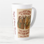 Tasse de latte Joyeuse Bande (Angle droit)