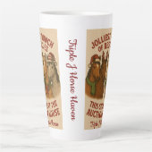 Tasse de latte Joyeuse Bande (Devant)