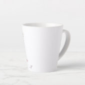 Tasse de latte "Monday Feeling" (Angle droit)