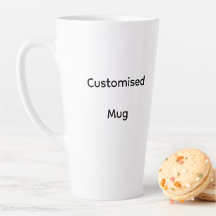 Tasse de latte personnalisée