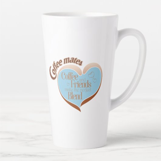 Tasse de latte pour compagnons de café (Droite)